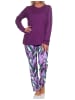 NORMANN Langarm Schlafanzug Pyjama - 84778 in lila