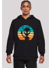 F4NT4STIC Hoodie Alien Piece Sonnenuntergang in schwarz