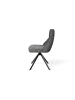 byLiving 2er-Set: Stuhl CALIFORNIA in Anthrazit/Schwarz - (B) 50 x (H) 89 x (T) 56 cm