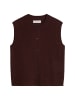 Ärmelloser Cardigan regular in Black Cherry