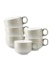 Seltmann Weiden 6er Set Milchkaffeetassen mit Henkel Sento Home 350 ml in Aura cream