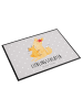 Mr. & Mrs. Panda tischpad Fuchs Mama mit Spruch in Grau Pastell