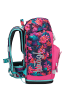 BAAGL 5-tlg. Set: Schulrucksack Airy Plus in Rosa Flamingos