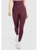 SMILODOX Leggings Lenia in Dunkel Lila