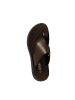 ELONG Flache Sandalen zum Reinschlüpfen Braun