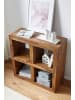 FineBuy Bücherregal in Braun / Sheesham / 82x34x82