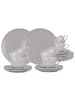 Seltmann Weiden 18er Set Kaffeeservice Amina in Silbergrau