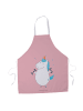 Mr. & Mrs. Panda Kellner Schürze Einhorn Fitness ohne Spruch in Rot Pastell