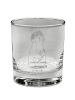 Mr. & Mrs. Panda Trinkglas Pinguin Blumen ohne Spruch in Transparent