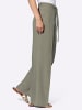 Heine Leinenhose in khaki