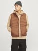 Jack & Jones Steppweste in Mocha Bisque