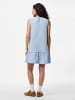 Pieces Midikleid in Light Blue Denim