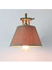 Licht-Erlebnisse Wandlampe (B)20 x (H)15 cm in Bronze hell glänzend Beige
