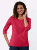 WITT WEIDEN 3/4-Arm-Shirt in rot + ecru