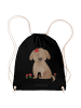 Mr. & Mrs. Panda Turnbeutel Hund Dame ohne Spruch in Schwarz