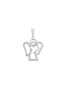 Amor Motivanhänger WG 375/9ct in Silber