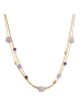 Eastside NY Kette aus Edelstahl mit Amethyst in gelbgold
