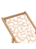 Beliani 2er-Set Stoffbezug ANZIO/AVELLINO in Beige/Weiß
