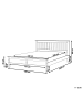 Beliani Doppelbett MAYENNE in Grau - (W) 149 x (H) 88 x (L) 208 cm