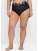 sheego Bikini-Hose in schwarz gepunktet