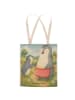 Mr. & Mrs. Panda Shopping Bag Pinguin mit Kind Design ohne Spruch in Weiß