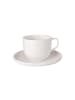 Villeroy & Boch Kaffeetasse mit Untertasse Afina 150 ml in weiß