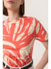 Soaked in Luxury T-shirt SLEva Gerade Passform in Hot Coral Wave