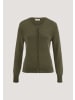 Hessnatur Hessnatur Strick Jacke Regular aus Leinen mit Baumwolle und Viskose in goldoliv