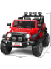 COSTWAY 12V Elektroauto Jeep 2 Sitzer in Rot