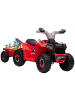 HOMCOM Kinder Elektrofahrzeug in Rot 106L x 41,5B x 48,5H cm