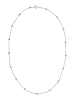 faina Women Chain Necklace in Rose Gold Silver