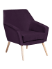 others SESSEL Kachka Bezug Samtvelour Buche natur / purple