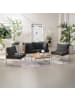 home24 Loungesofa TEAKLINE 2-teilig in Anthrazit