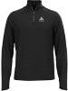 Odlo Sweatshirt Midlayer 1/2 Zip Millennium in Schwarz