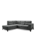 MF Design Cassada Recamiere Links in Asphalt -  (L) 237 x (B) 277 x (H) 100 cm