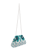 ISHA Women Clutch in White Multicolor