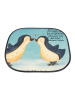 Mr. & Mrs. Panda Sonnenschutz Pkw Pinguin Liebe Design mit Spruch in Weiß