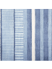 Beliani Kurzflor YARDERE in Blau/Weiß - (W) 80 x (H) 1 x (L) 150 cm