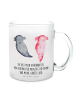 Mr. & Mrs. Panda Kaffeetasse Axolotl Freundin mit Spruch in Transparent