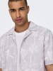 Only&Sons Tropisches Hemd mit Sommer Design Bequemes Casual Shirt in Lila