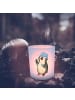Mr. & Mrs. Panda Windlicht Milchglas Pinguin Duschen ohne Spruch in Transparent