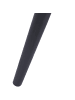 Beliani Couchtisch EFFIE in Weiß/Schwarz - (W) 79 x (H) 40 x (L) 79 cm