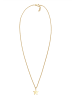 Elli Halskette 925 Sterling Silber Astro, mit Smiling Face, Smiling Face, Sterne, Stern in Gold
