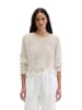 Marc O'Polo Ajour-Pullover relaxed in White Cotton