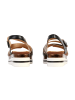 Divine Factory Sandalen mit Klettverschluss Braun