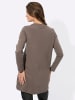 WITT WEIDEN Long-Sweatshirt in dunkeltaupe