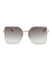 Longchamp Damen Sonnenbrillen Schmetterling Gold