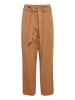 b. young BYDANTA BELT PANTS - HEAVY WOVEN Relaxed fit in Toasted Coconut