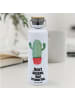 Mr. & Mrs. Panda Trinkflasche Kaktus Wut mit Spruch in Weiß