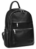 Samantha Look Rucksack echt Leder in schwarz